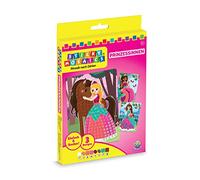 ORB - Sticky Mosaics Travel Pack Princesses - 51020 - DIY - Mosaique Au Numero - Voyage - 24 cm - À Partir de 5 ans