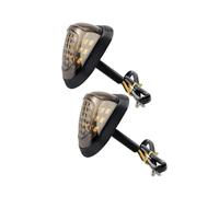 ORBANA Clignotants Lumières Lot de 2 Clignotants de Moto 12 V - Indicateurs de Moto - Clignotant - Éclairage Jaune - Clignotant
