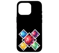 Orbe Cristal Mystique Galaxie Design Coloré Coque pour iPhone 16 Pro