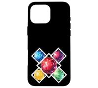 Orbe Cristal Mystique Galaxie Design Coloré Coque pour iPhone 16 Pro Max