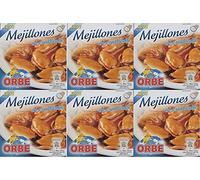 Orbe moules marinées 18/22 pièces tambourin RO-120 [PACK 6 BOITES]