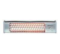 Orbegozo BB 5000, Quartz, Verre quartz, Mur, Argent, 1200 W, 600 W