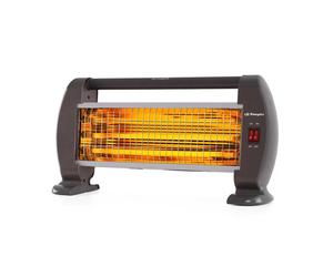 Orbegozo BP 0206 Poêle à Quartz à Chaleur Instantanée - Puissance 1200 W - 3 Niveaux de Puissance - Système de Sécurité Anti-Basculement - Poignée de Transport - Support de Câble