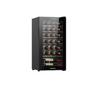 Orbegozo Cave à vin avec compresseur VCO 2800, volume 74 litres, capacité pour 28 bouteilles, refroidissement par compresseur, température 5-18 R600a