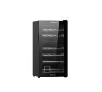 Orbegozo Cave à vin avec compresseur VCO 2850, volume 74 litres, capacité pour 28 bouteilles, refroidissement par compresseur, température 5-18 R600a