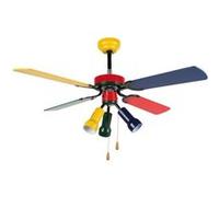 Orbegozo CC 09105 C - Ventilateur de plafond avec lumière, 4 pales Multicolore, Ø 105 cm, puissance de 50 W et 3 vitesses G