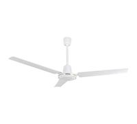 Orbegozo CF 86140 Ventilateur de plafond, diamètre de 140 cm, 70 W, 5 vitesses, commande murale, 3 pales métalliques, blanc