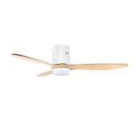 Orbegozo CP 114132 Ventilateur de Plafond Moderne - Moteur DC Puissant - Lumière LED Réglable - Fonction Réversible pour Hiver et Été - Télécommande - Minuterie Programmable