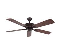Orbegozo CP 74132 - Ventilateur de plafond extérieur sans lumière, 5 pales, 132 cm de diamètre, puissance 60 W, 3 vitesses, noir