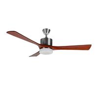 Orbegozo CP 97132 Ventilateur de plafond rustique silencieux - Télécommande - Lumière LED - Insta