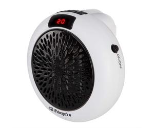 Orbegozo CR 4000 Mini Chauffage Plug-in Céramique - Puissant et Programmable - Idéal pour les Petits Espaces - Affichage LED et Thermostat Réglable - Sans Fil - 600W