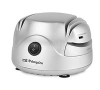 Orbegozo Cu 7000 Aiguisoir électrique pour couteaux, interrupteur marche/arrêt, aiguisage à 2 niveaux, aiguisoir pour ciseaux, collecteur de câble automatique