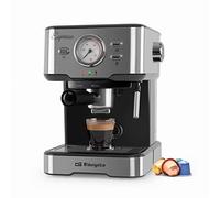 Orbegozo Cafetière expresso et cappuccino EX 5500, 20 bar, réservoir 1,5 l, vaporisateur, multicolore