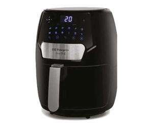 Orbegozo FDR 65 Friteuse sans Huile 4 litres, Thermostat réglable, minuteur, 12 programmes pré-configurés, cuve Amovible, sans BPA ni PFOA, 1500 W