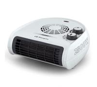 Orbegozo FH 5030 - Chauffage, thermostat réglable, 2 niveaux de puissance, fonction ventilateur à air froid, chaleur instantanée, 2500 W, blanc