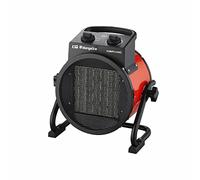 Orbegozo FHR 3050 Chauffage en céramique professionnel avec 2 niveaux de chaleur, 3000 W, noir/rouge