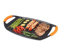 Orbegozo Poêle grill GDB 4700 — Fonte d'aluminium, anti-adhésive, induction, poignées caoutchouc