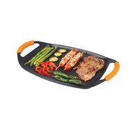 Orbegozo Poêle grill GDB 4700 — Fonte d'aluminium, anti-adhésive, induction, poignées caoutchouc