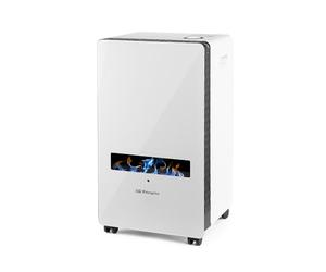 Orbegozo HBF 120 Estufa de Gas Llama Azul Cristal Blanco