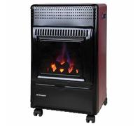 Orbegozo HBF 95 Réchaud au butane, flamme bleue, triple système de sécurité, 3500 W, Noir/bordeaux efficacité énergétique A]