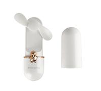 Orbegozo HF 2500 Ventilateur à main élégant 2 vitesses, batterie 1200 mAh, design compact et discret, avec étui de protection inclus, charge micro USB