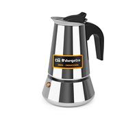 Orbegozo Cafetière italienne KFI 460 – 4 tasses (300 ml), manche, valve de sécurité, inox