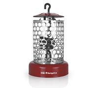 Orbegozo LO 7000 Brasero électrique, optimal pour table à brasero, 3 positions de fonctionnement, grille de sécurité, crochet intégré, 400 W, noir