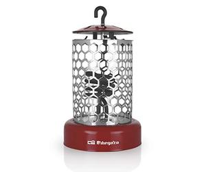 Orbegozo LO 7000 Brasero électrique, optimal pour table à brasero, 3 positions de fonctionnement, grille de sécurité, crochet intégré, 400 W, noir