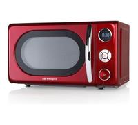 Orbegozo micro-ondes de 700 W numérique avec Grill de 20 litres de capacité et Design en Rouge et Argent - MIG2042