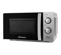 Orbegozo© - Orbegozo Micro-ondes avec 20 litres de capacité, 6 niveaux de fonctionnement, minuterie jusqu'à 30 minutes, 700 W de puissance 700 W argent Argent G