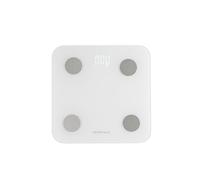 Orbegozo PB 3005 Balance de salle de bain Bluetooth, écran Shadow LED caché, 18 paramètres corporels, IMC, graisse, masse musculaire, application AILink iOS/Android, 180 kg, plateforme en verre trempé