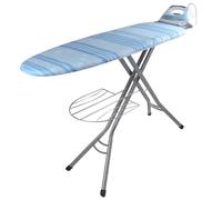 Orbegozo TP3000 Planche à Repasser, fabriquée en Maille d'acier, revêtement en Coton, Support pour centres de Repassage, Noir, 122 x 38 cm