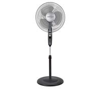 Orbegozo SF 3347 - Ventilateur sur pied, 3 vitesses de ventilation, minuterie, 3 pales, hauteur réglable, 50 W, noir