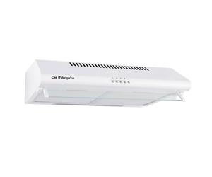 Orbegozo ST 07160 D BL - Hotte aspirante standard de 60 cm, 3 niveaux de puissance, 2 filtres amovibles en aluminium, extraction à 195,3 m³/h, éclairage LED