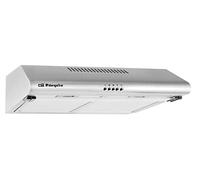 Orbegozo ST 07260 D IN Hotte aspirante standard 60 cm, 2 moteurs 60 W, 3 niveaux de puissance, 2 filtres en aluminium détachables, extraction 347,4 m3/h, éclairage LED
