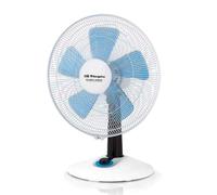 Orbegozo TF 0148 Ventilateur de bureau à 4 vitesses - Mode silencieux et turbo - Design compact et
