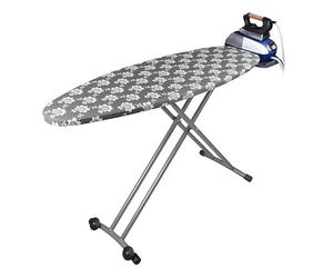 Orbegozo TP 6500 - Table à repasser pliable, hauteur réglable jusqu'à 93 cm, housse 100% coton, prise électrique, support pour centres de repassage