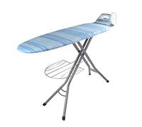 Orbegozo TP3000 Planche à Repasser, fabriquée en Maille d'acier, revêtement en Coton, Support pour centres de Repassage, Noir, 122 x 38 cm