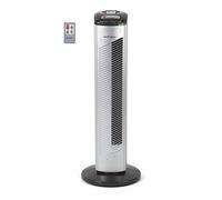 Orbegozo TWM 0975 - Ventilateur de tour, 3 vitesses, télécommande, minuterie, oscillant, oscillant, poignée de transport, 45 W, gris