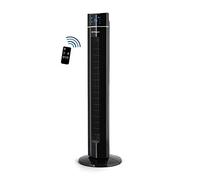 Orbegozo TWM 1009 - Ventilateur colonne avec télécommande, ionique, 60 W, 3 vitesses, plateau pour essences aromatiques, panneau frontal à LED, noir