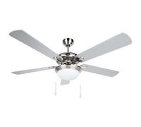 Orbegozo CP 83132 Ventilateur de plafond avec lumière - Silencieux et efficace - 5 pales réversibl