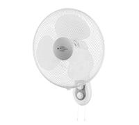 Orbegozo Ventilateur mural WF 0139 – Oscillant, 3 vitesses, minuterie, tête inclinable – Blanc