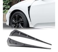 ORBHES Autocollants pour aérations latérales d'ailes de Voiture, Convient pour Tesla Model 3/Model Y/Model S/Model X, Accessoires Automobiles,Carbon Fibre