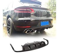 ORBHES Diffuseur de Pare-Chocs arrière, pour Porsche Macan SUV 4Door 2014-2020, becquet inférieur de Pare-Chocs arrière