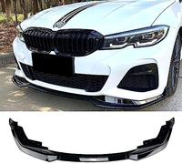 ORBHES Lame de Pare-Chocs Avant,pour BM-W 3 Series G20 M Pack 320i 330i 2019-2022,Lame de Pare-Chocs Avant Spoiler Splitter