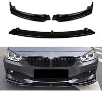 ORBHES Lame de Pare-Chocs Avant, pour BMW F30 F35, Noir, À visser