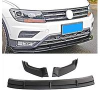 ORBHES Lame de Pare-Chocs Avant,pour V-W TIGUAN 2017-2020,Lame de Pare-Chocs Avant Spoiler Splitter,C-Matte Black