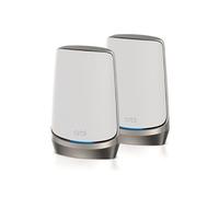 NETGEAR Orbi WiFi 6E Mesh (RBKE962) - Système Quad-band avec Routeur et 1 Satellite Couvre 550 m² et 200 appareils Vitesses ultra rapides de 10,8 Gbit/s (AXE11000) Installation simple