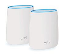 Orbi Compact Wall-Plug Whole Home Mesh WiFi System - WiFi Router and Wall-Plug Satellite Extender with speeds up to 2.2 Gbps Over 3,500 sq. Feet, AC2200 (RBK20W)