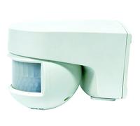 Orbis 140º 230 V IP55. Détecteur de mouvement mural orientable. Détection: 12M frontal, 8M latéral à 20°C. Blanc